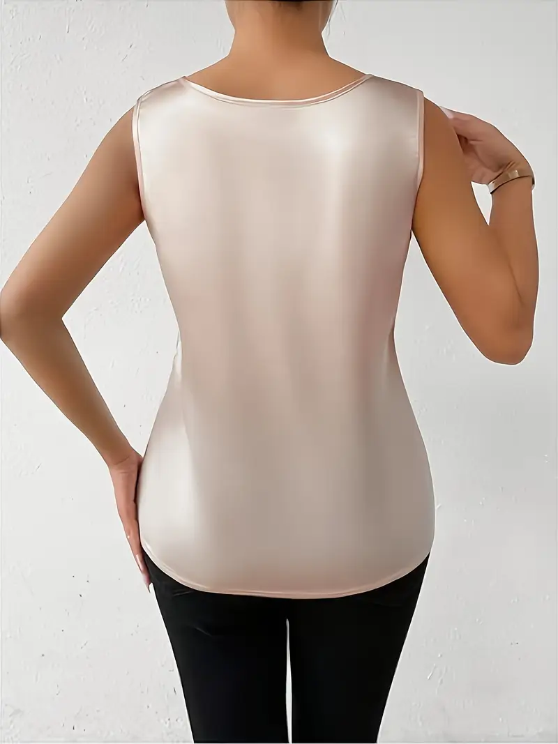 Nord Taschen | Satin Bluse mit Blumendetail für Damen