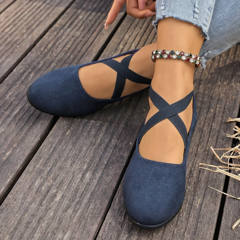 Damen Halbschuhe mit elegantem Riemendesign