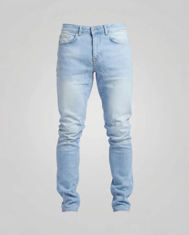 Herren Stretch-Jeans Schlank Konisch Fünf-Taschen