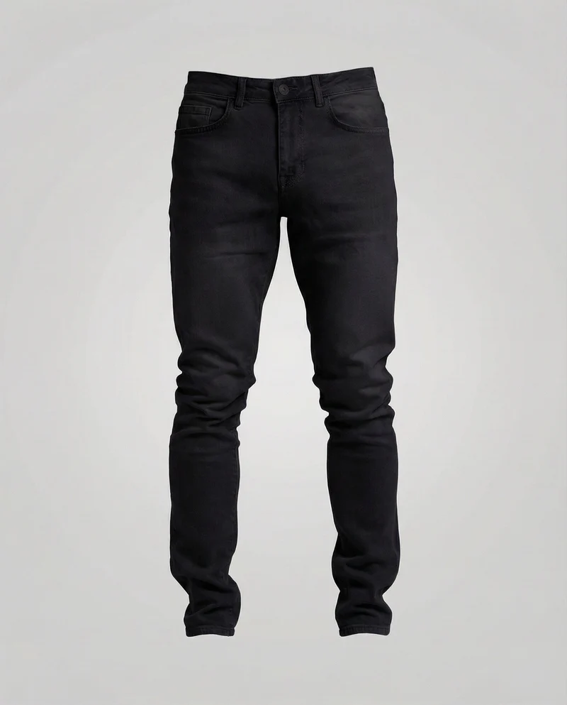 Herren Stretch-Jeans Schlank Konisch Fünf-Taschen