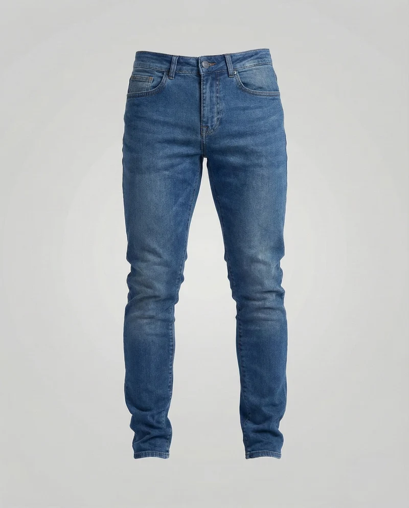 Herren Stretch-Jeans Schlank Konisch Fünf-Taschen