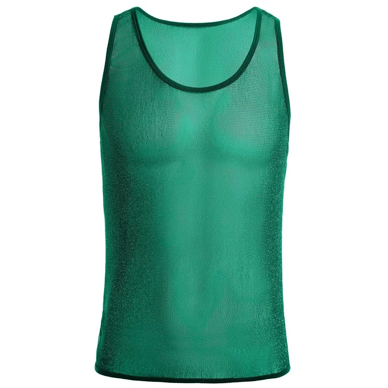 Herren Sportliches Netz-Tanktop