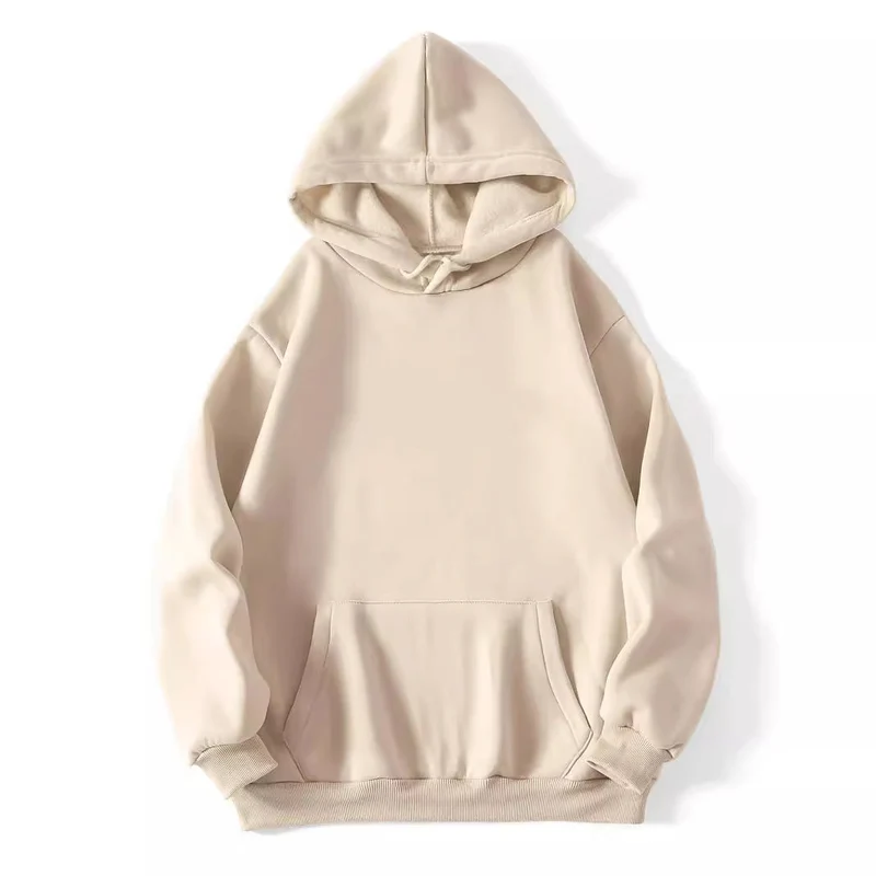 Damen Oversized Kapuzenpullover mit Kängurutasche