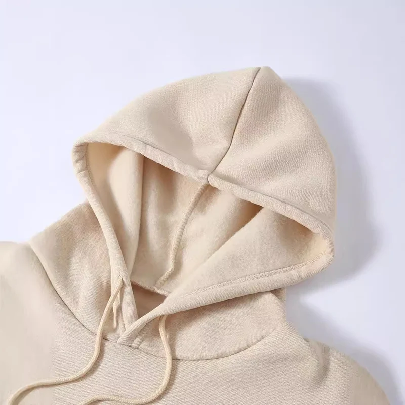 Damen Oversized Kapuzenpullover mit Kängurutasche