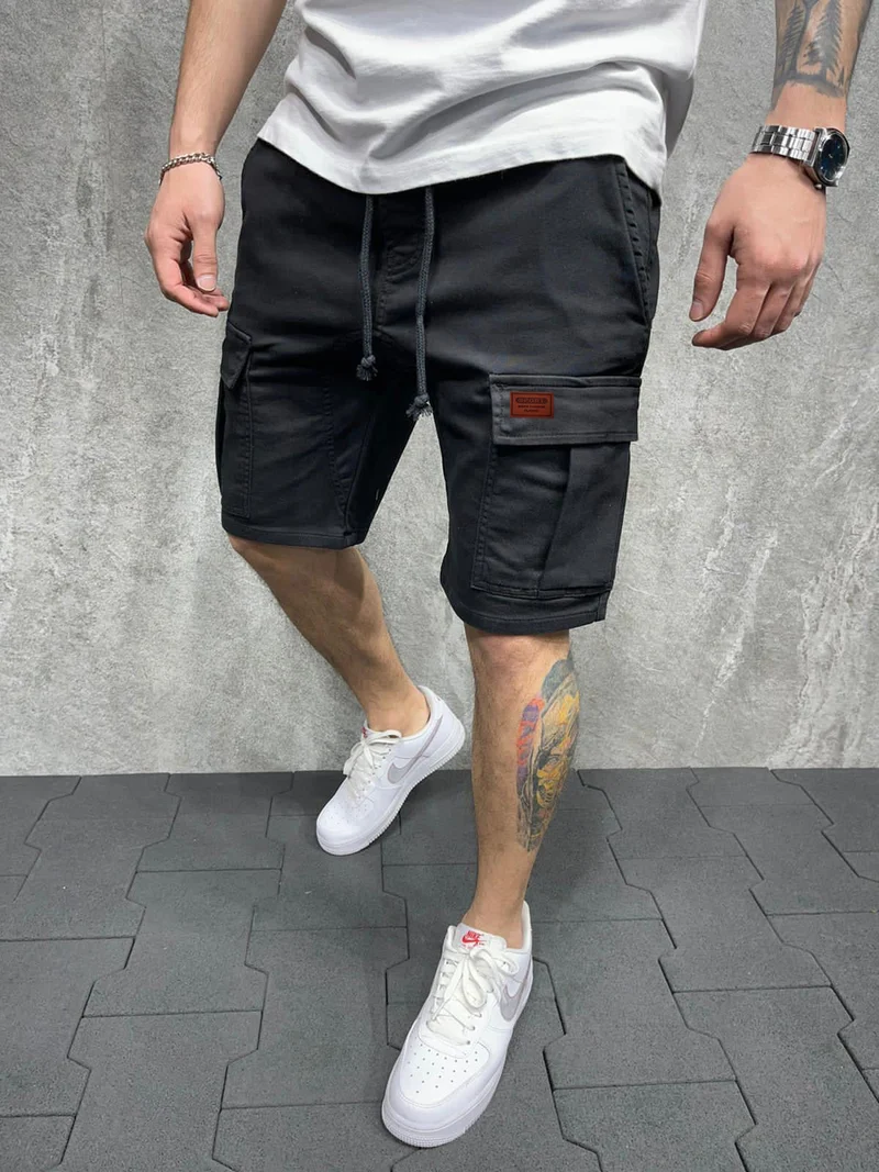 Herren Cargo-Shorts mit praktischen Seitentaschen und verstellbarem Gummizug Nord Taschen