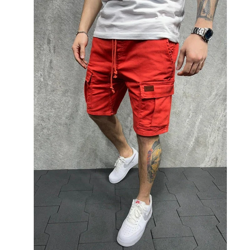 Herren Cargo-Shorts mit praktischen Seitentaschen und verstellbarem Gummizug Nord Taschen