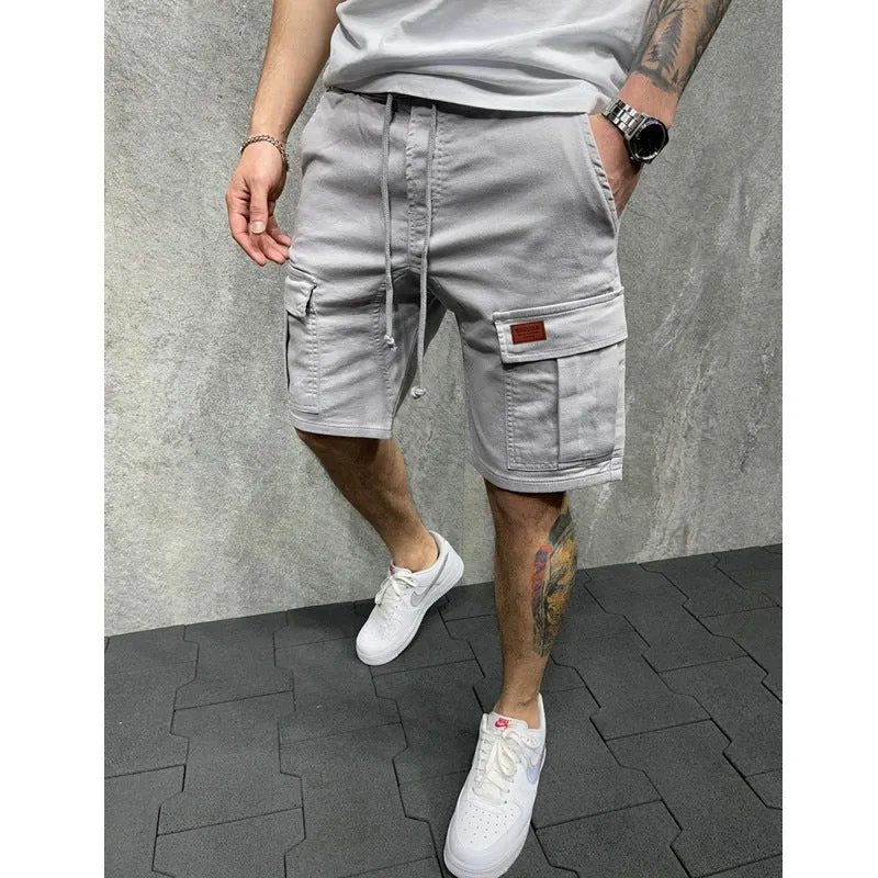 Herren Cargo-Shorts mit praktischen Seitentaschen und verstellbarem Gummizug Nord Taschen