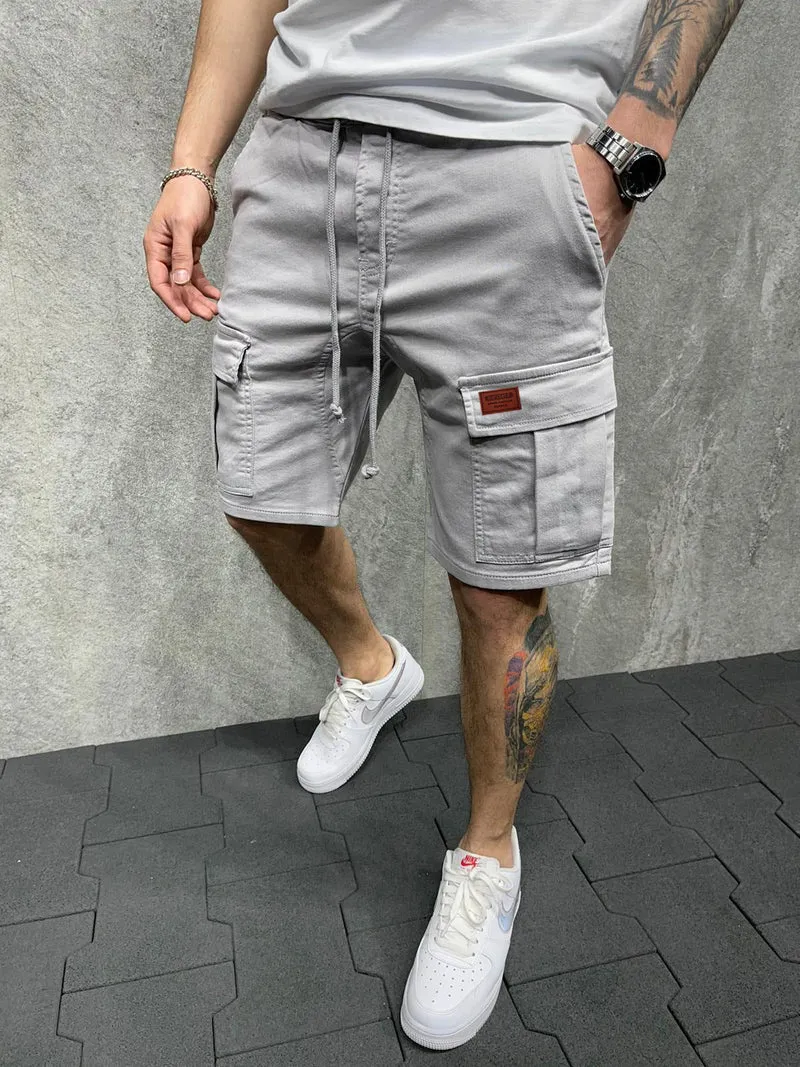 Herren Cargo-Shorts mit praktischen Seitentaschen und verstellbarem Gummizug Nord Taschen