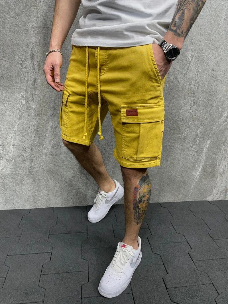 Herren Cargo-Shorts mit praktischen Seitentaschen und verstellbarem Gummizug Nord Taschen