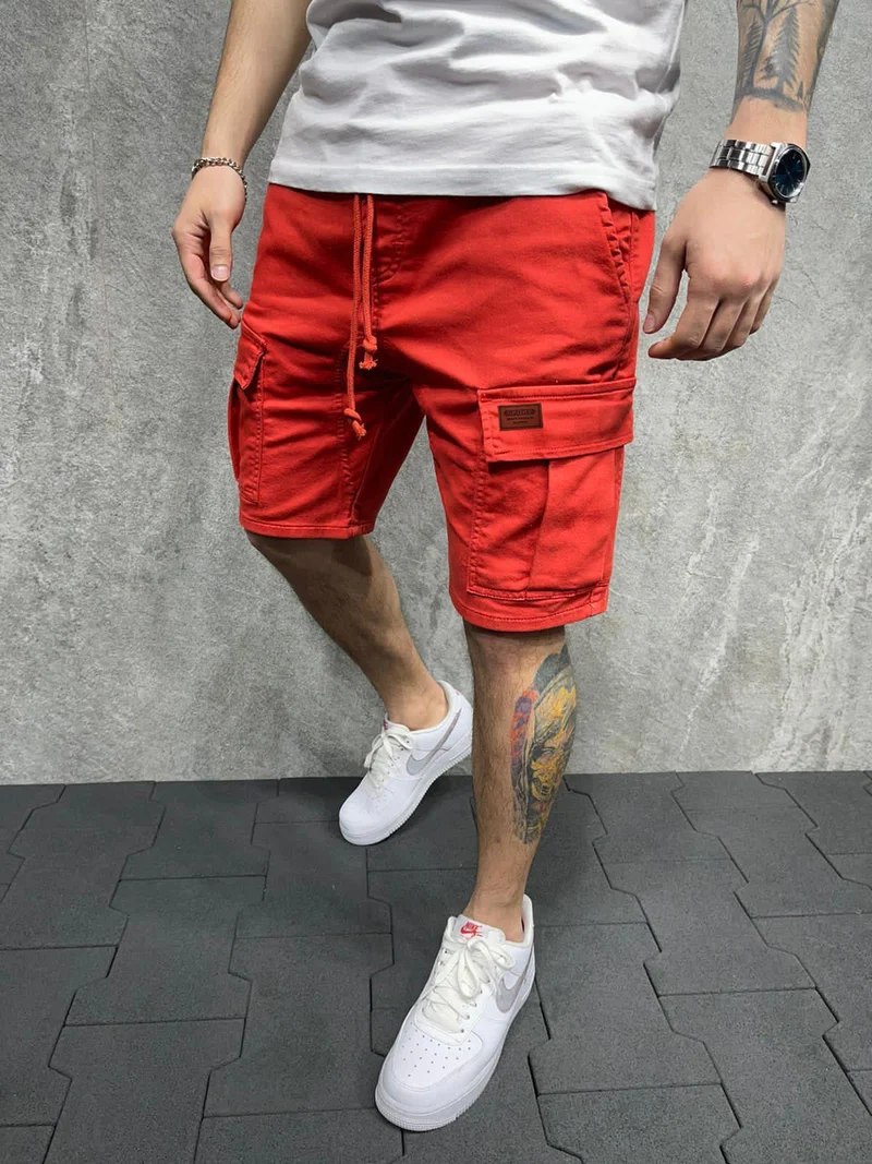 Herren Cargo-Shorts mit praktischen Seitentaschen und verstellbarem Gummizug Nord Taschen