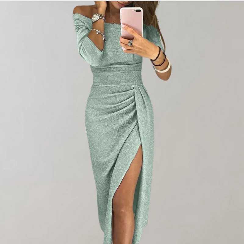 Glitzer Damenkleid