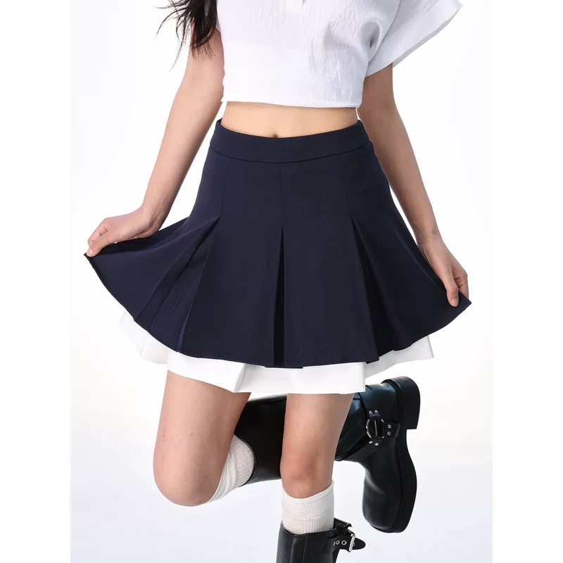 Damen nan luftige Tunika-Hemdbluse mit Polokragen, halber Knopfleiste und abgerundetem Saum