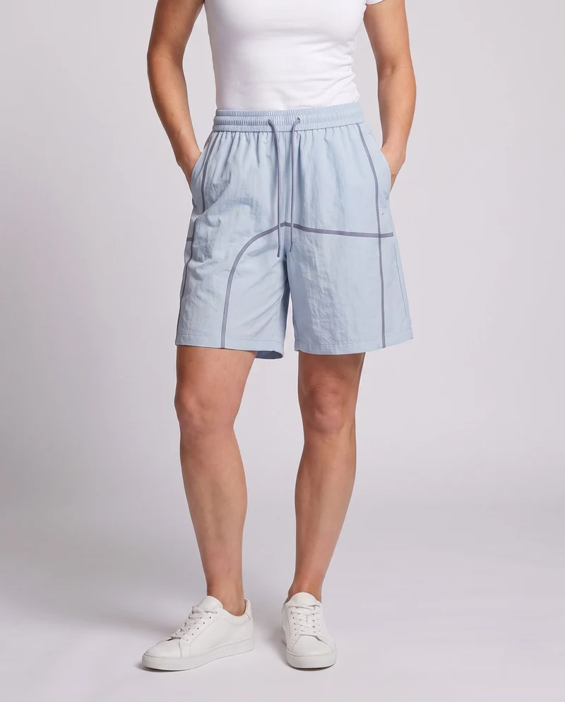 Damen Sportliche Shorts mit atmungsaktiven Einsätzen Nord Taschen
