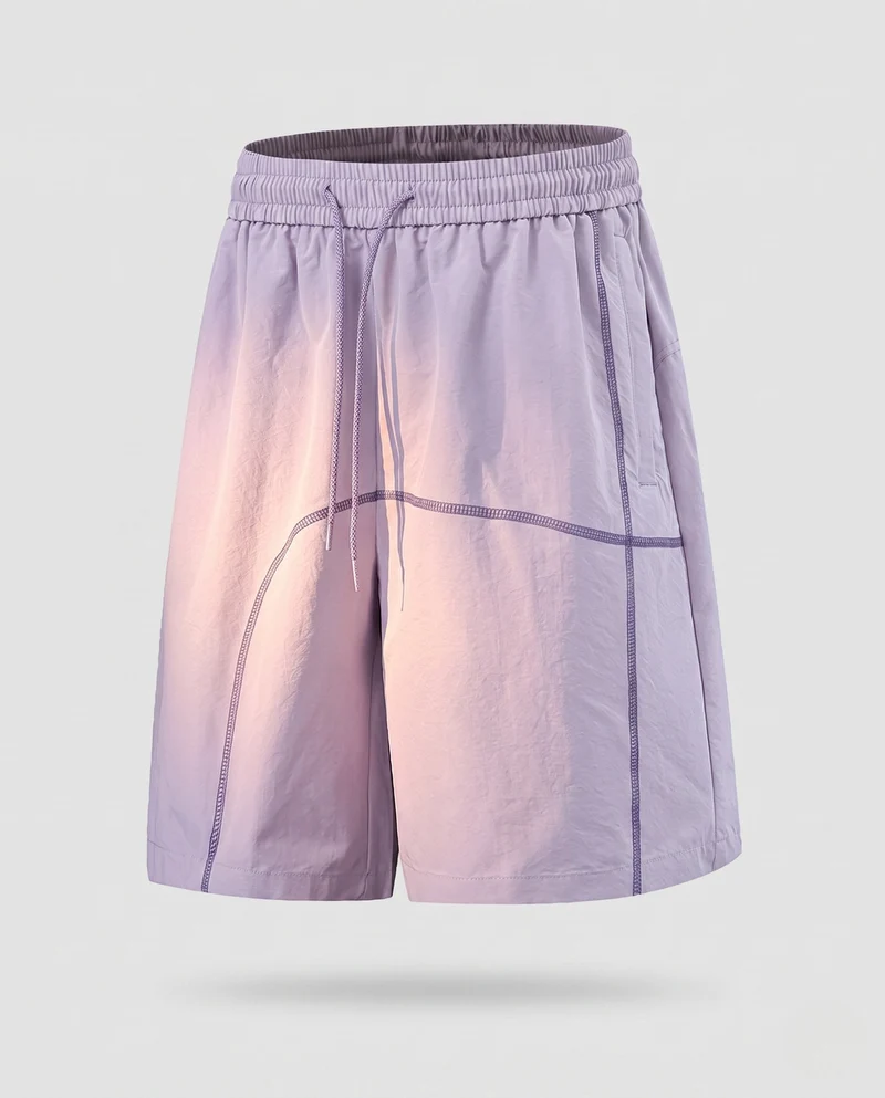 Damen Sportliche Shorts mit atmungsaktiven Einsätzen Nord Taschen