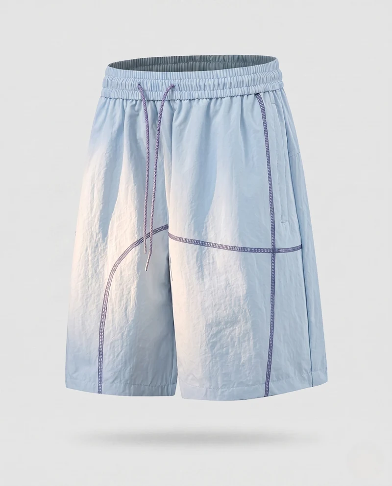 Damen Sportliche Shorts mit atmungsaktiven Einsätzen Nord Taschen