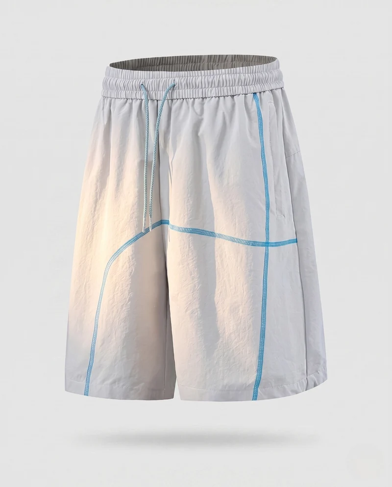 Damen Sportliche Shorts mit atmungsaktiven Einsätzen Nord Taschen