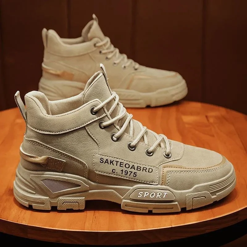 Herren Sportliche High-Top Sneakers mit robustem Profil
