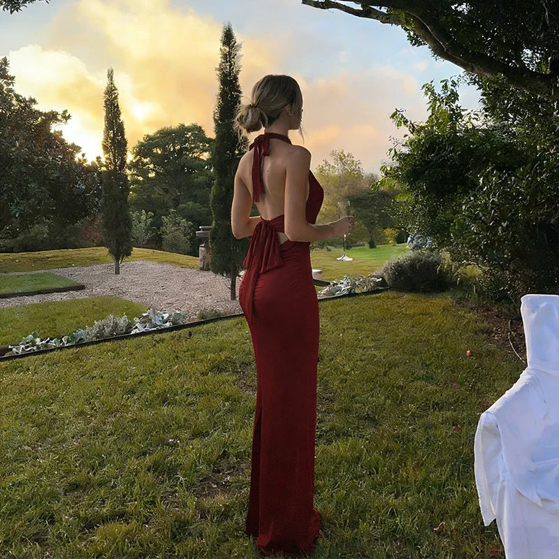 Damen Elegantes Wickelkleid mit tiefem V-Ausschnitt und Raffung Nord Taschen