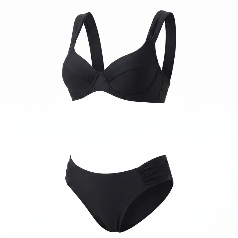 Damen Push-Up-Bikini mit breiten Komfortträgern Nord Taschen