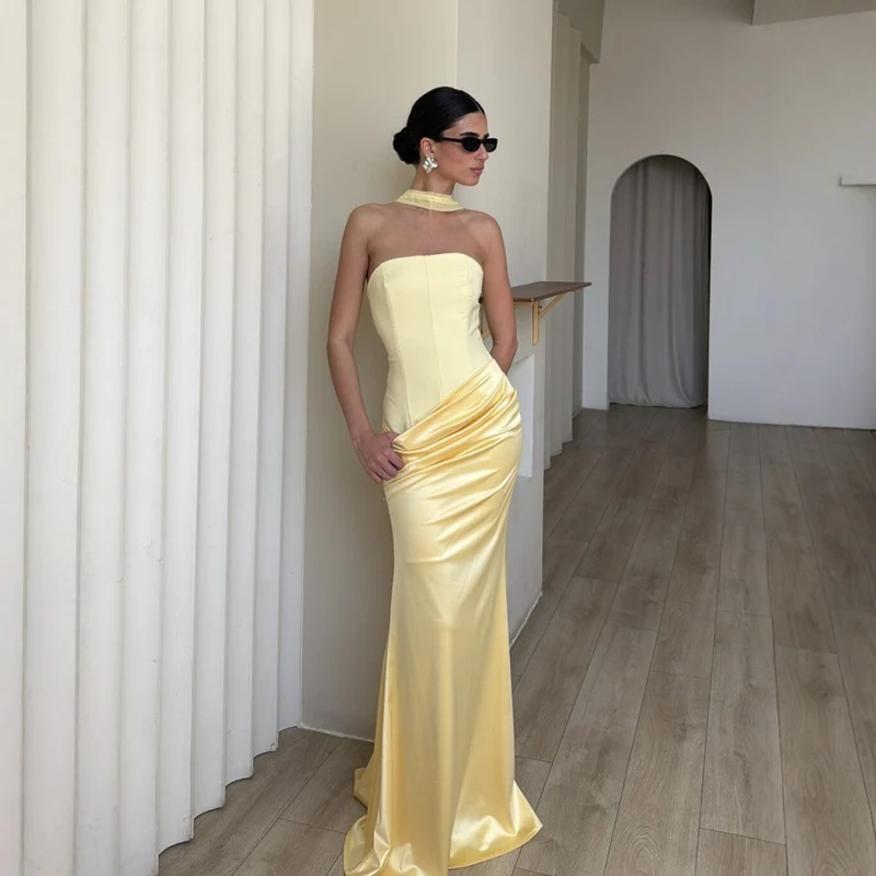 Damen Bodycon Abendkleid mit eleganter Drapierung Nord Taschen