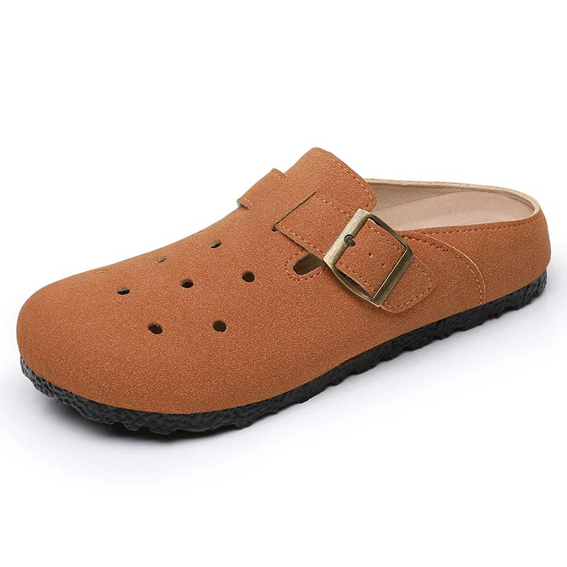 Damen Komfortable Clogs mit verstellbarem Riemen Nord Taschen