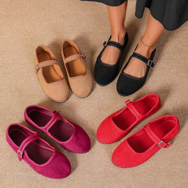 Damen Mocassins mit verstellbarem Riemen und weichem Obermaterial Nord Taschen