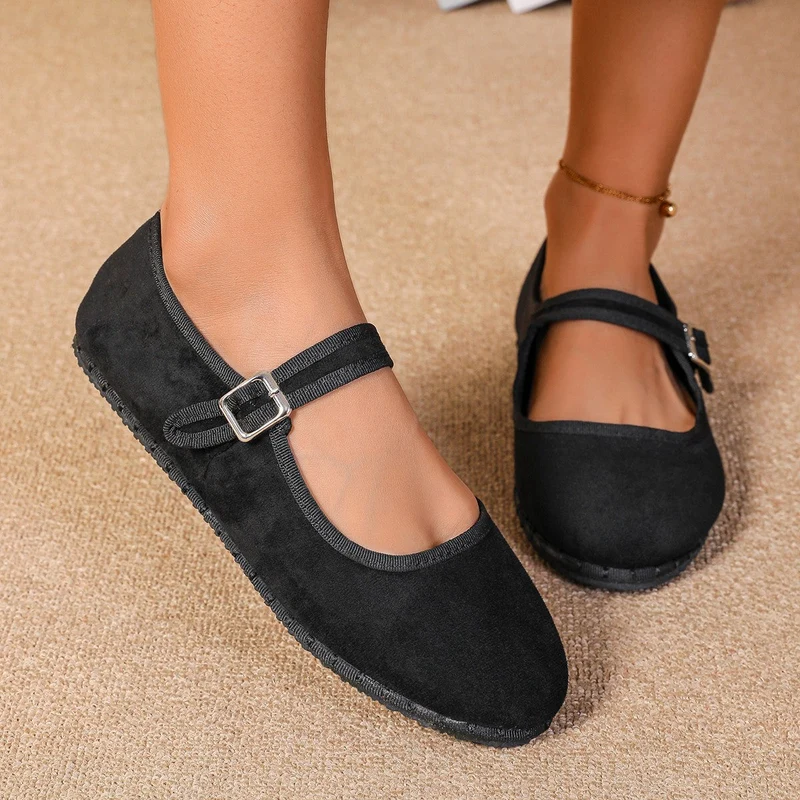 Damen Mocassins mit verstellbarem Riemen und weichem Obermaterial Nord Taschen