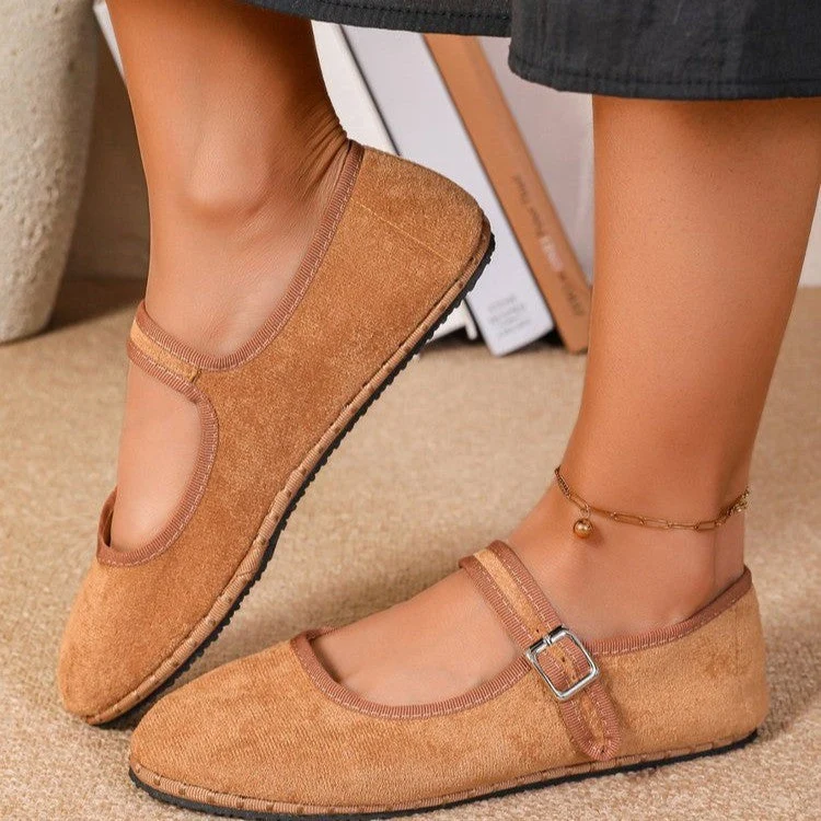 Damen Mocassins mit verstellbarem Riemen und weichem Obermaterial Nord Taschen