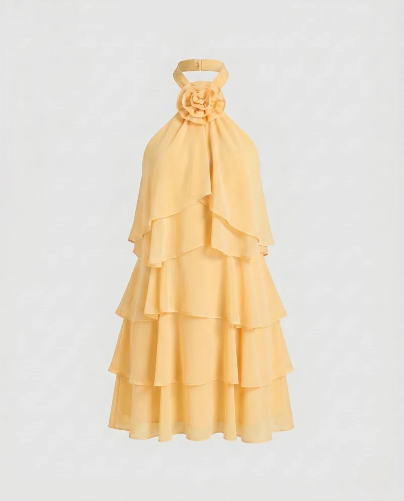 Damen romantisches Sommerkleid