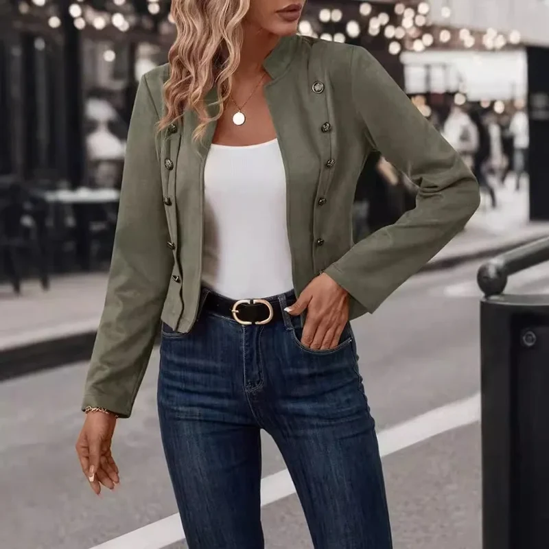 Samt Doppelreiher Jacket