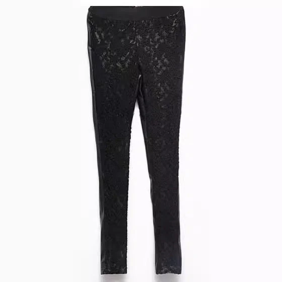 Damen Spitzen Leggings mit einzigartigem Muster Nord Taschen