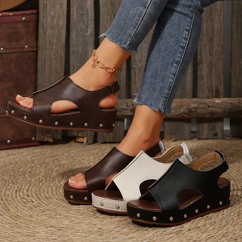Damen modische Plateausandalen
