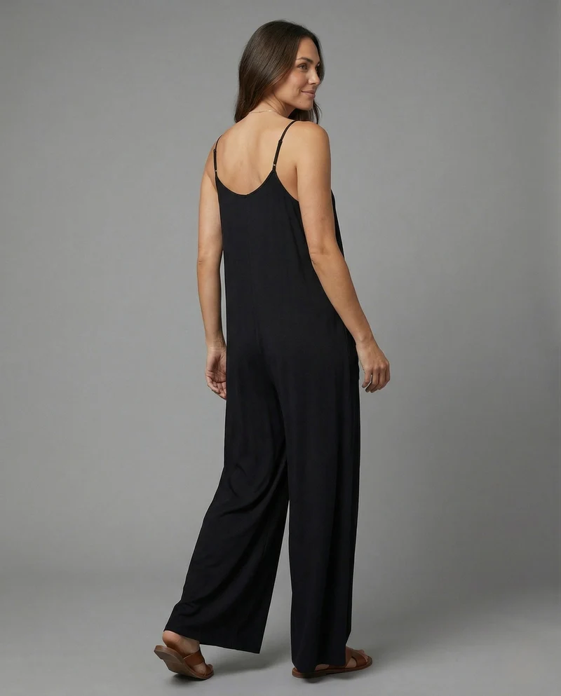 Damen Jersey-Overall mit Spaghettiträgern
