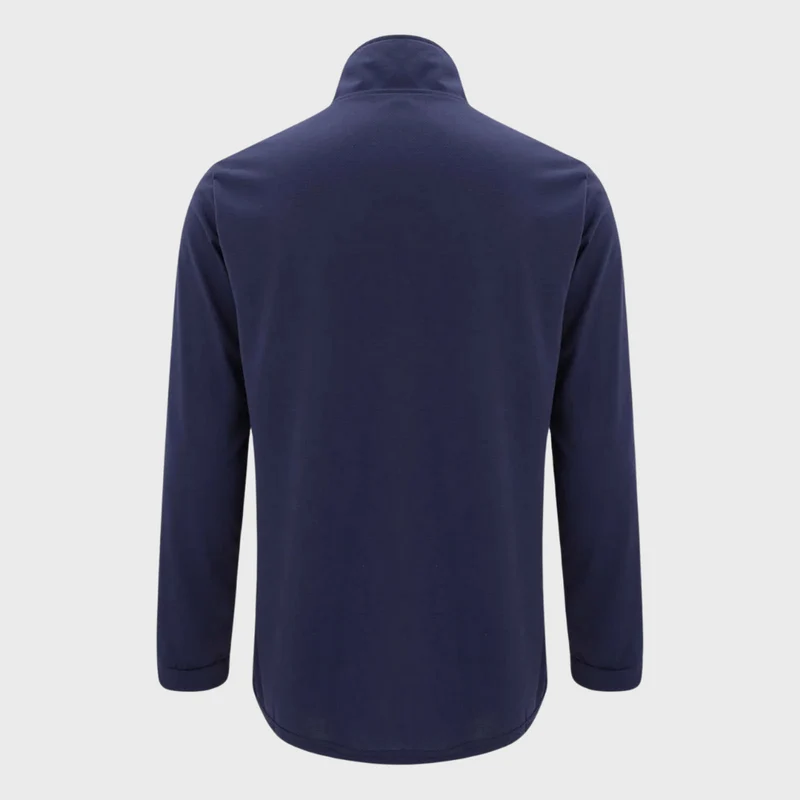 Bequemer Herren-Reißverschluss-Pullover mit niedrigem Kragen