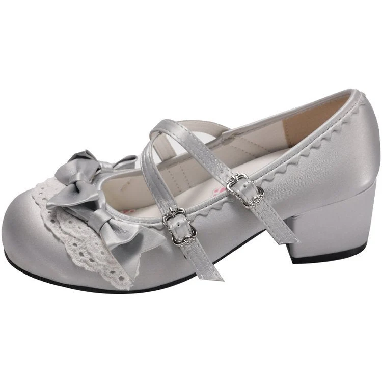 Damen elegante Mary Jane Ballerinas mit modischem Schleifenverzierung Nord Taschen