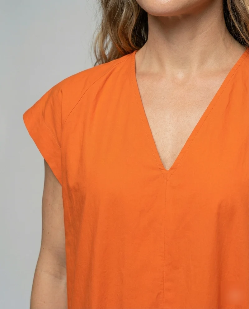 Damen lässiges Stufen-Maxikleid im Kaftan-Stil