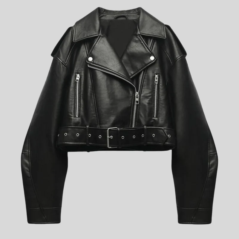 Leren Damenjacke