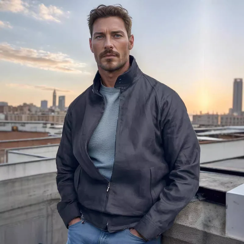 Herren leichte Sommerjacke Nord Taschen