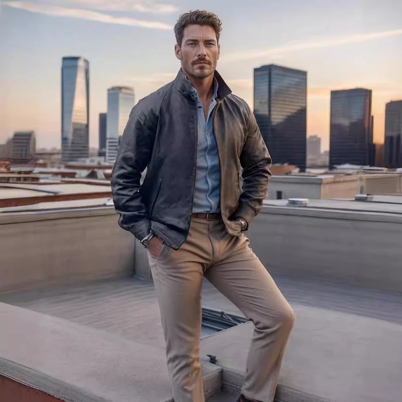 Herren leichte Sommerjacke Nord Taschen