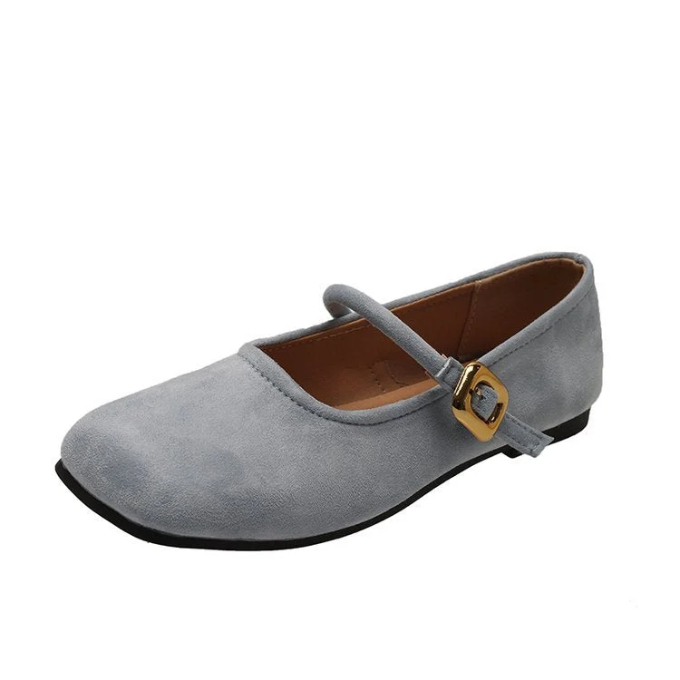 Damen elegante Mary Jane Ballerinas mit modischem Riemchen und komfortablem Fußbett Nord Taschen