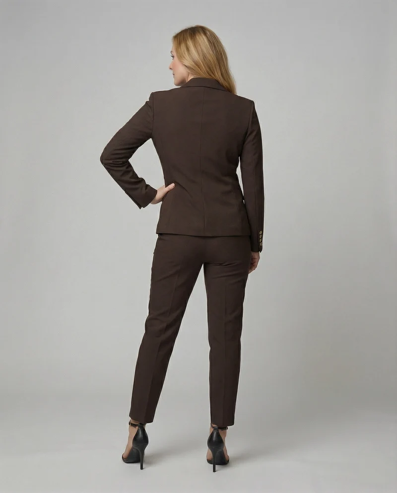 Nord Taschen | Damen Satz mit Schickem Knopf Blazer