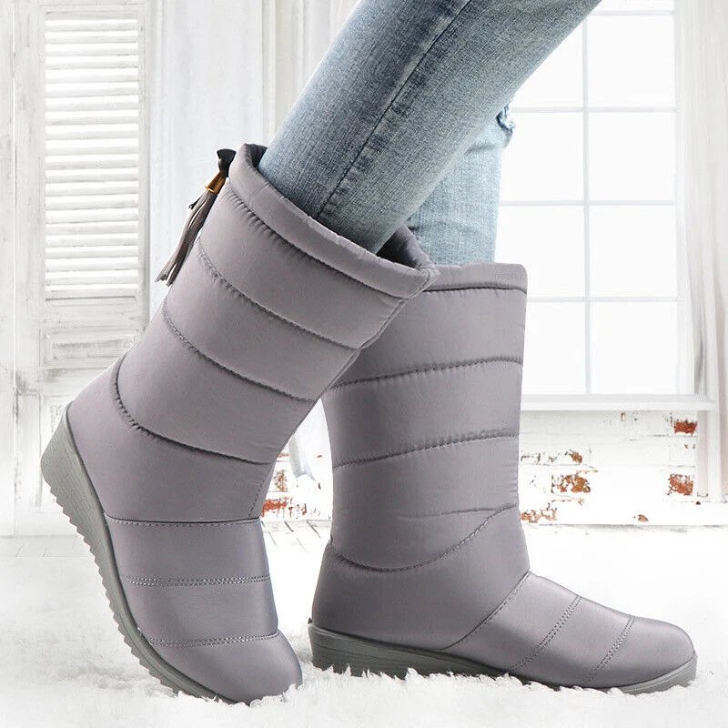 Wasserdichte Mid-Calf-Stiefel