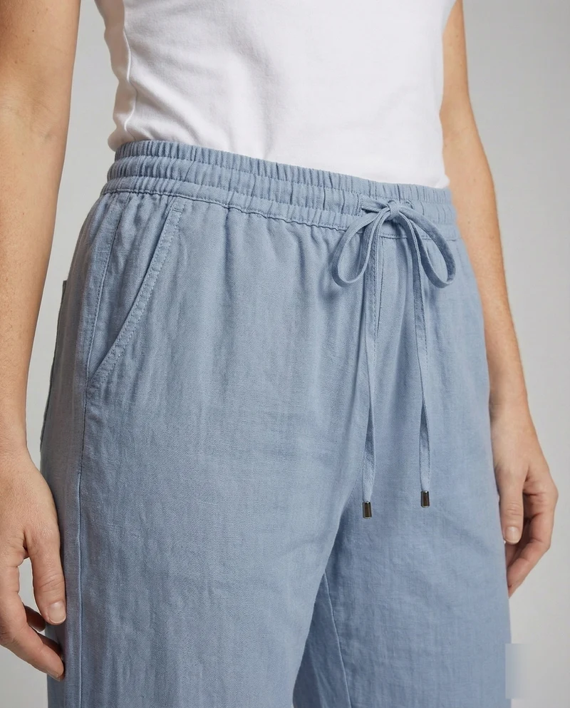 Damen Tulpenhose mit vorderen Bundfalten