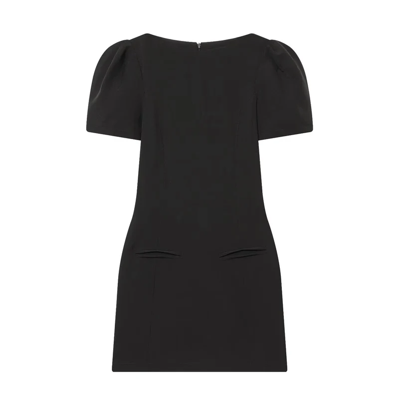 Damenkleid mit Puffärmeln und tailliertem Schnitt