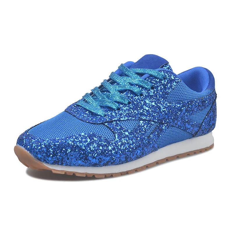 Damen Glitzernde Freizeitsneaker