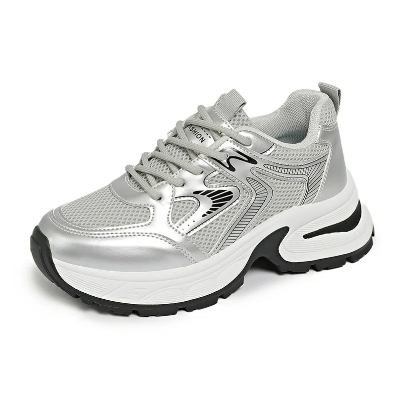 Damen atmungsaktive Sport Sneakers mit dämpfender Sohle und rutschfestem Profil