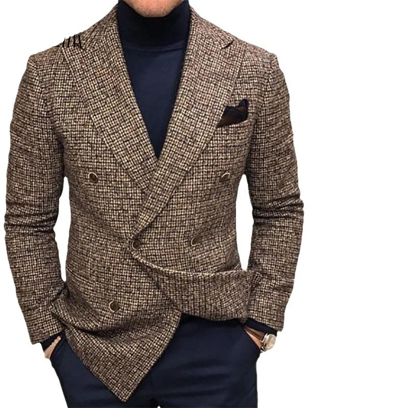 Herren eleganter doppelt gefütterter Blazer