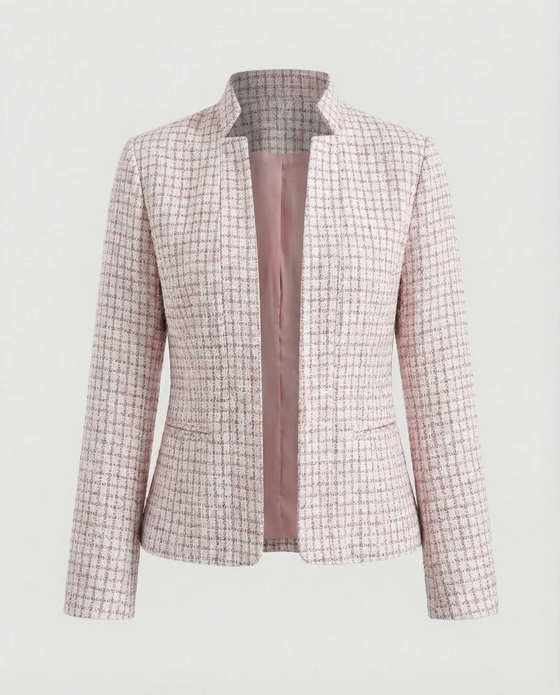 Damen Eleganter Blazer mit Tailliertem Schnitt