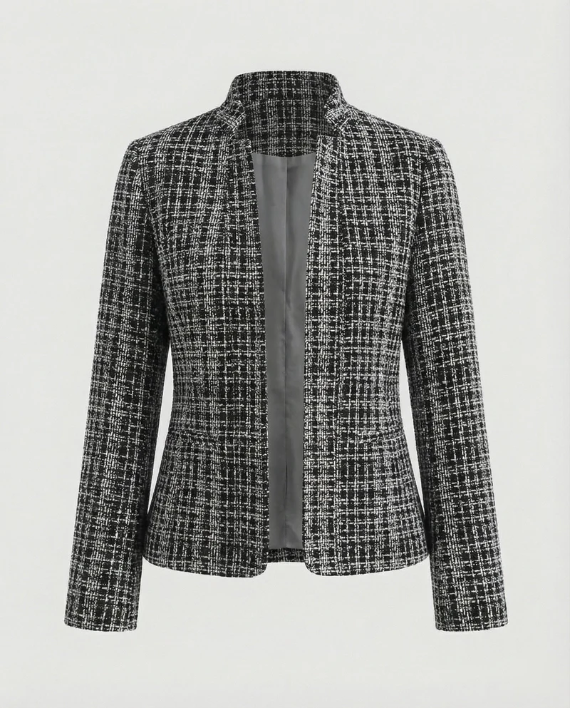 Damen Eleganter Blazer mit Tailliertem Schnitt