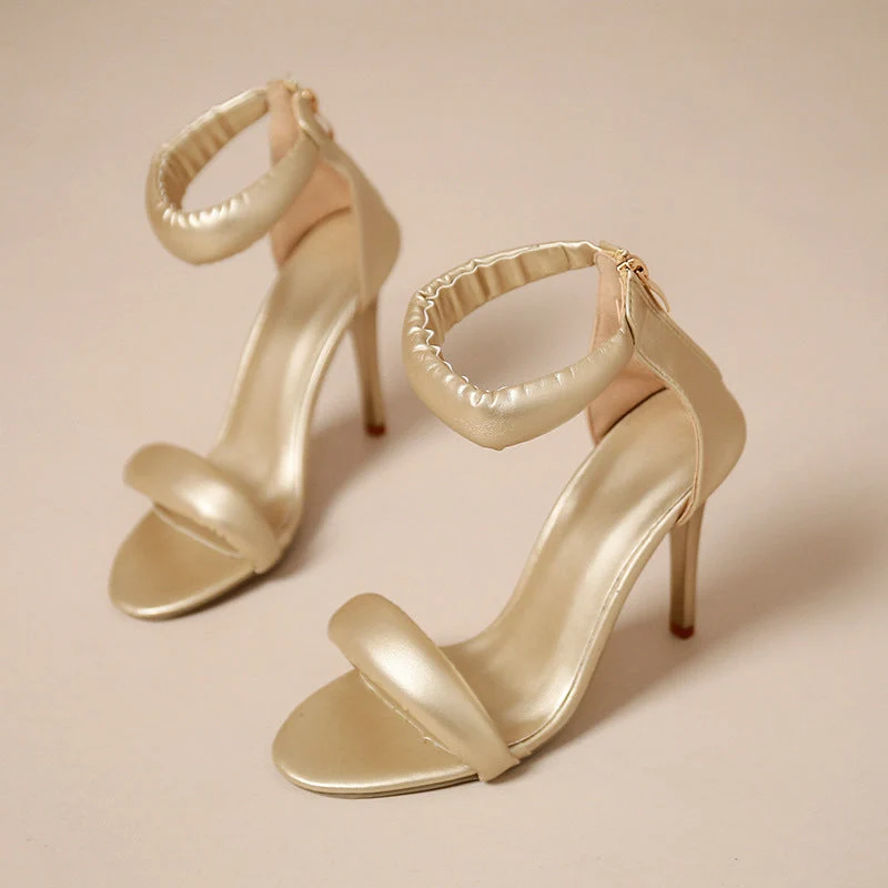 Damen Elegante High Heel Sandalen mit geschmeidigem Riemen und modernem Design
